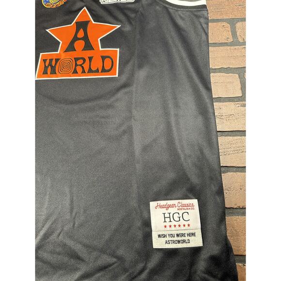 TRAVIS SCOTT Astro World Headgear Classics Basketball Jersey ~Never Worn~ - Picture 5 of 6